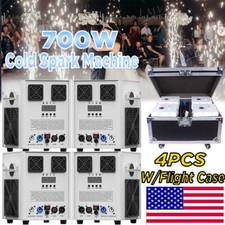4PCS Large Cold Spark Machine 700W DMX Stage Firework Machine 6.6-9.8ft Wedding