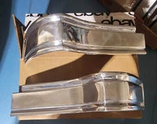 1965 Impala Original Rear Panel Trunk Quarter Wrap Corner Cove Trim Molding 