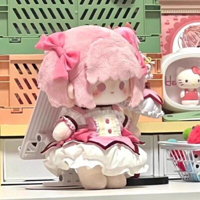 Puella Magi Madoka Magica Plush Doll Kaname Madoka 20cm Stuffed Toys W/clothing