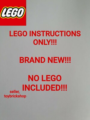 Lego ninjago movie thunder mech 70632 INSTRUCTIONS ONLY NEW (H5