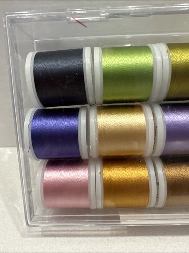 2 NEW!!PACKS OF 18 SPOOLS OF MADEIRA RAYON 220 YARDS SPOOLS Best of Friends - Picture 5 of 7