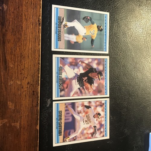 1992 Donruss Gene Nelson, Steve Chitren & Reggie Harris. Oakland A’s | eBay