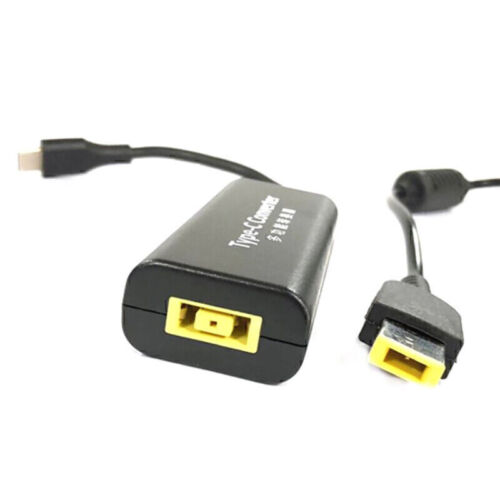 For Lenovo Thinkpad USB-C Male to Square USB Female Power Charger Converter - Photo 4/7