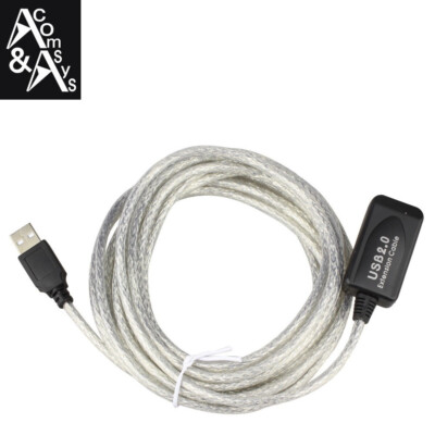 5m USB 2.0 Repeater Verlängerung Extender Erweiterung  Kabel aktiv Verstärkung