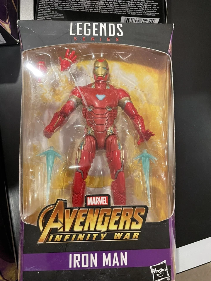 JUEGO 7 FIGURAS HASBRO MARVEL LEGENDS SERIE 6" INFINITY WAR (SIN BAF) THANOS Foto 2 de 4