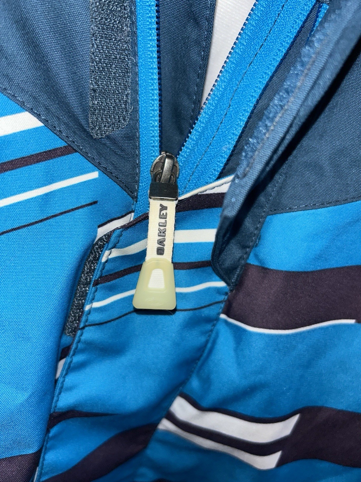 Oakley Shell Jacket Large Thinsulate Blue Navy St… - image 3