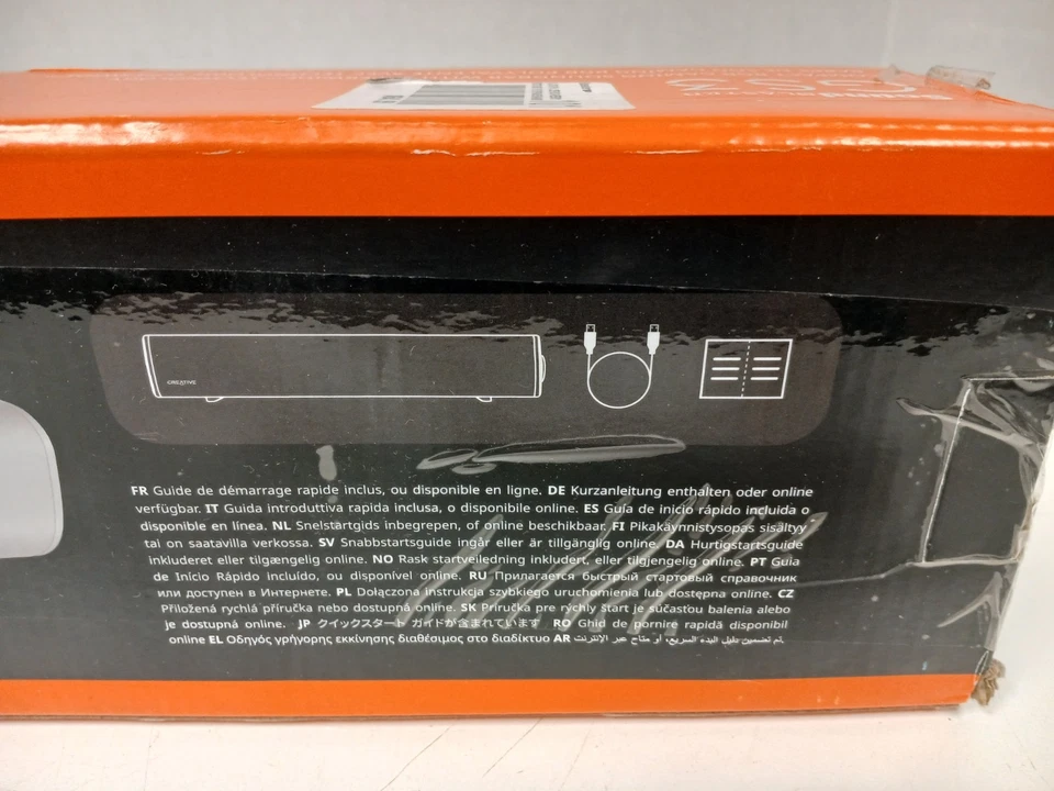 Creative Sound Blaster GS3 Compact RGB Gaming Soundbar, White - Image 2 of 4