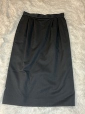 Pendleton Vintage Classic 100 Wool Skirt Sz 10 A-Line Midi Dark Academia Office