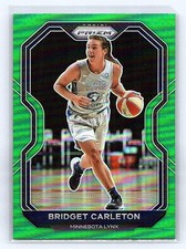 2021 Panini Prizm WNBA Bridget Carlton Green Prizm Rookie (RC) Lynx