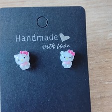 Ohrstecker Kinder, Modeschmuck, Hello Kitty, 3 Paar.