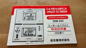 Working Nintendo Game & Watch Mickey & Donald