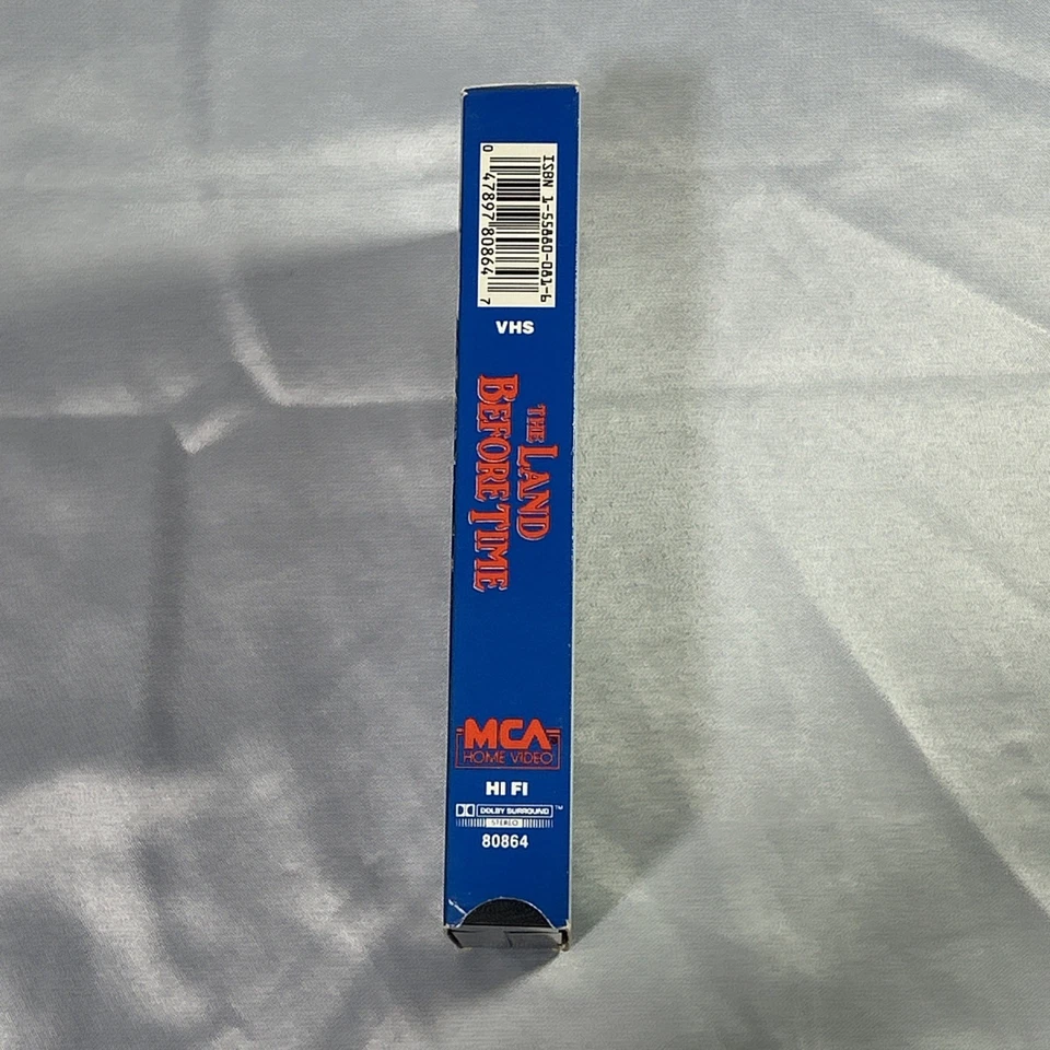 The Land Before Time (VHS, 1989) MCA Home Video 80864 Hi-Fi Stereo Early Release - Image 4 of 4