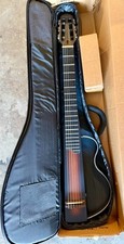  Open Box Item Silent Acoustic Folding Travel Guitar, 6-String, Mahogany Body