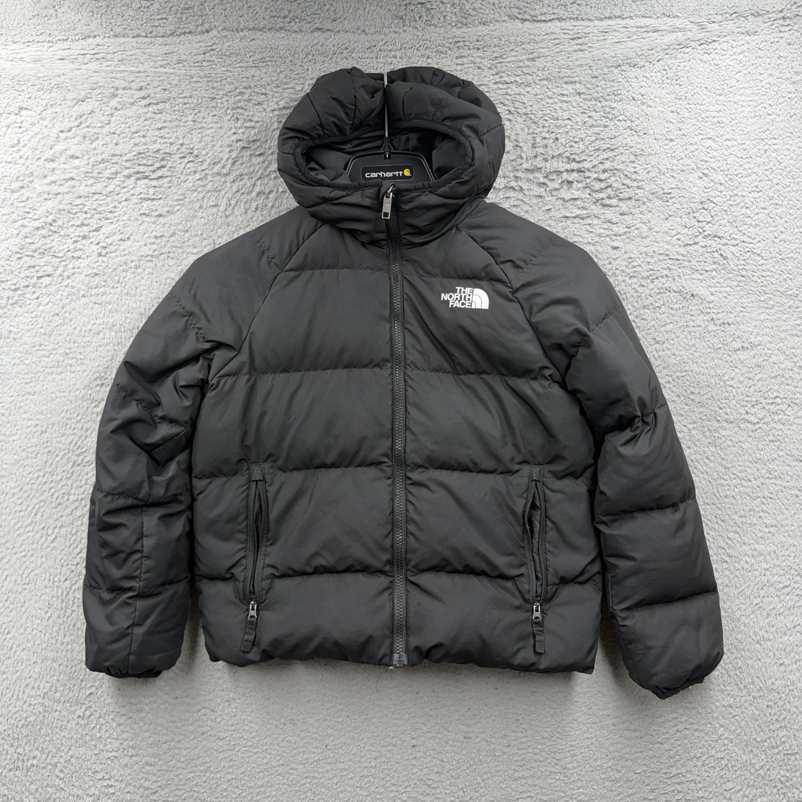 The North Face 600 Down Puffer Jacket Boys L Black Winter Ski Snowboard Marked