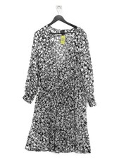 John Lewis Wrap Maxi Dress UK14 in Black