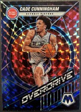 Cade Cunningham 2021 Panini Mosaic #18 Overdrive Mosaic Prizm RC Detroit Pistons