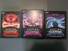 Casting Shadows EN + The Ice Storm Expansion+ Molten Rock Expansion Gebraucht