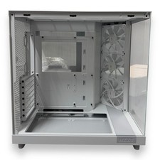 NZXT - H6 Flow ATX Mid-Tower PC Case with Dual - Left glass panel is cracked