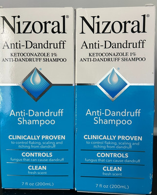 Nizoral Anti-Dandruff Shampoo, Fresh Scent, 7 Fl Oz-2 bottles