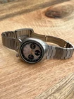 Beautiful Vintage Citizen Bullhead ‘ Panda ‘ 8100 Chrono Automatic Watch .