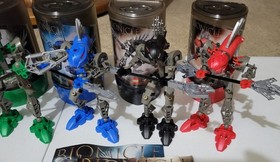 Bionicle Rahkshi Complete Set with Manuals Canisters 8587 - 8592