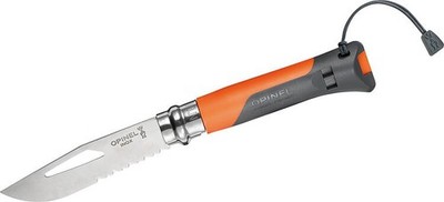 OPINEL Taschenmesser No.08 Outdoor Orange/Grau 254269