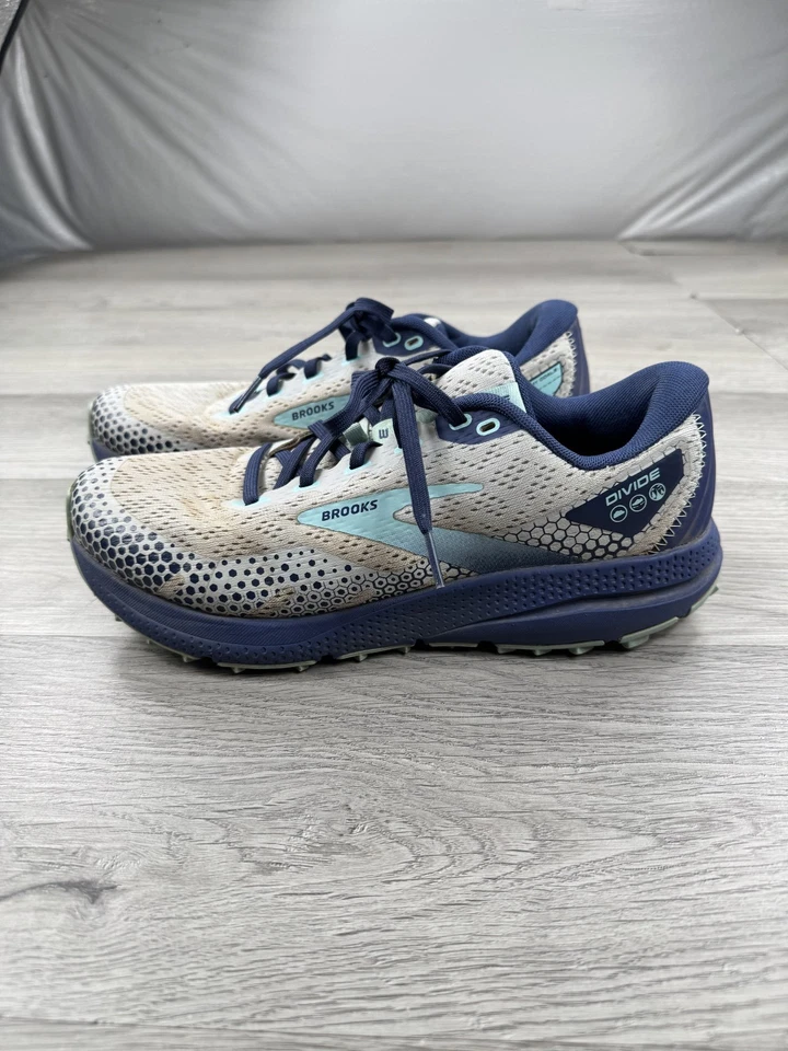 Zapatillas deportivas Brooks Divide 3 azules para mujer 1203681B006 de encaje talla 8,5 B Foto 3 de 4