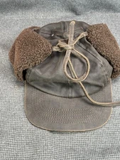 B13 Dorfman Pacific Co Trapper Hat Brown/Gray Large - Lightweight Ear Flaps