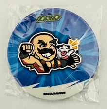 BRAUM - 2XKO EVO 2025 League Of Legends Exclusive Enamel Promo Pin Button NEW