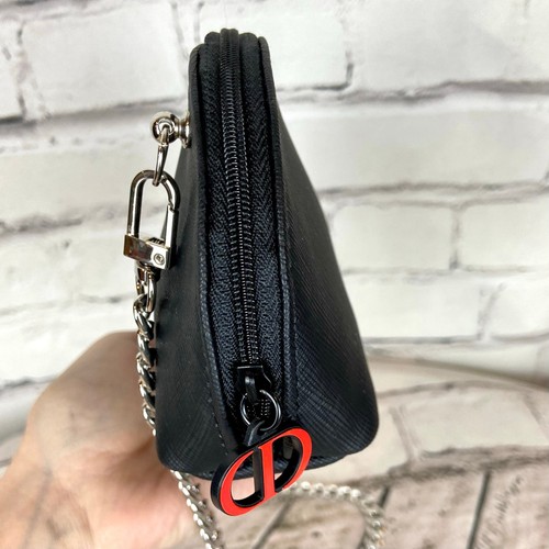 Dior mini canvas cosmetic crossbody bag with chain and bag charm - Afbeelding 6 van 11