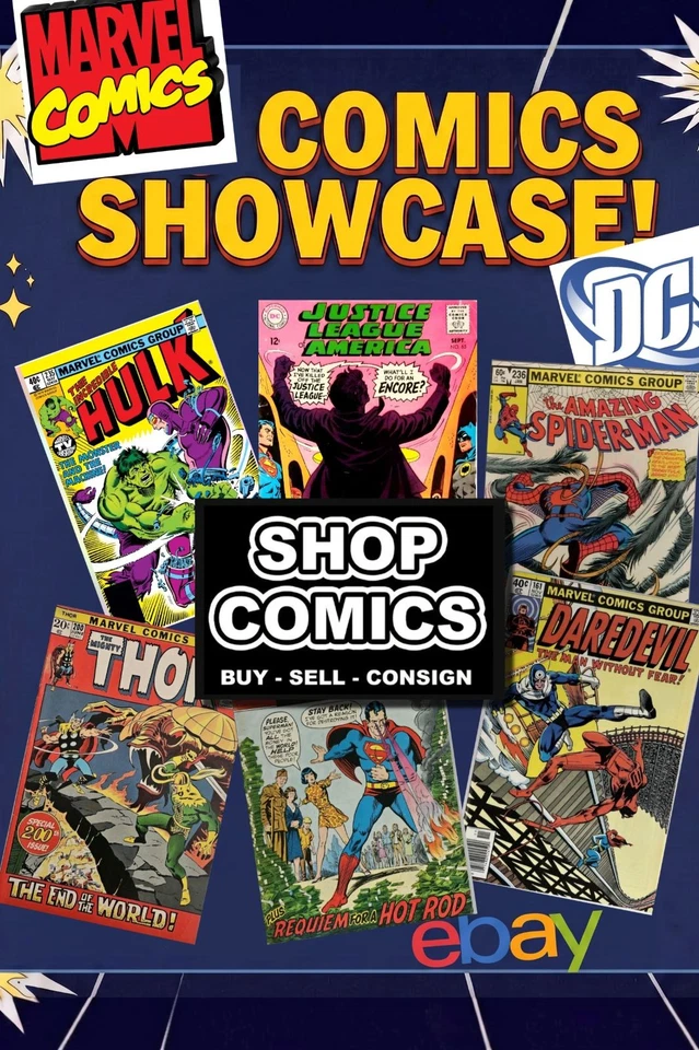 Marvel & DC Comics Showcase w/ Host "Dave the Wave" Modern and Vintage...