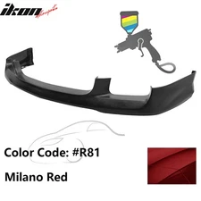 Fits 04-05 Acura TSX OE Style Front Bumper Lip Spoiler PU Painted R81 Milano Red