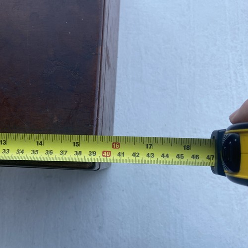 Large Antique Wooden Box - Picture 12 of 15