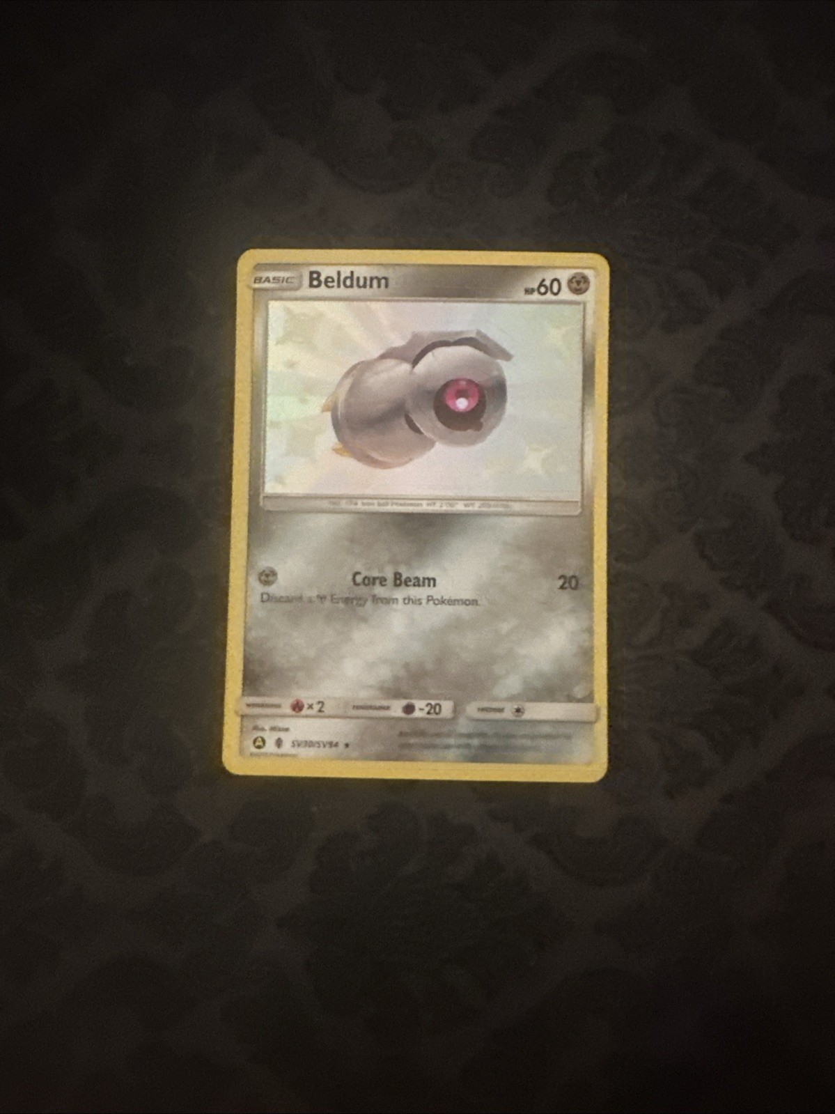 Beldum SV30/SV94 - Hidden Fates - Holo Pokemon Card