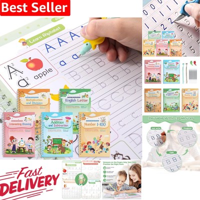 Innovative Reusable Handwriting Workbooks - 5 Pack for Children s Learning Fun