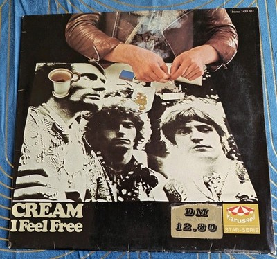 Cream   I Feel Free | German Karussell LP, classic hits, vintage VG copy
