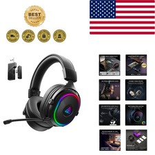 High-Fidelity Gaming Headset with Noise-Canceling Mic & RGB - All Devices