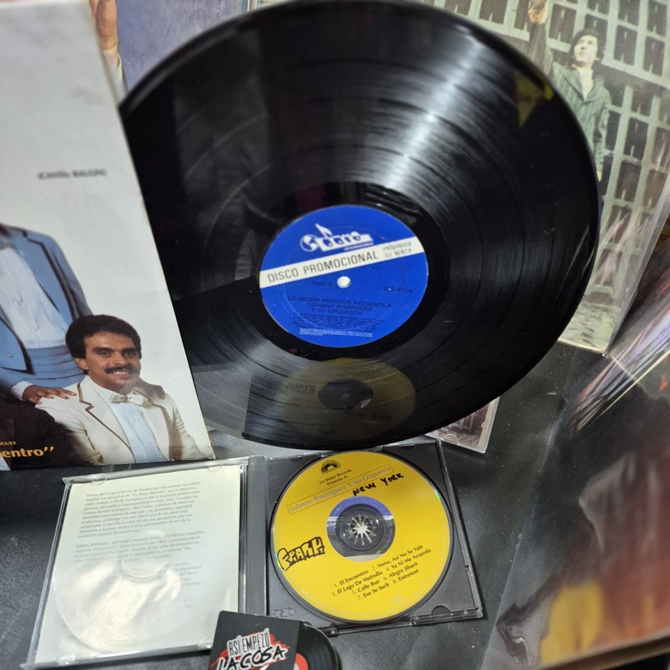 Johnny Rodriguez y Su Orquesta – El Encuentro – LP/CD, 80s 90s Latin, Salsa New  - Image 4 of 4