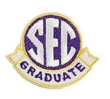 LSU SEC Graduate Patch 2 x 1.5  Iron/Sew on
