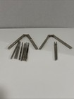 VTG Metal Hand Held Nut Shell Crab Crackers W/ Meat Pickers 2 Crackers 10 Picker