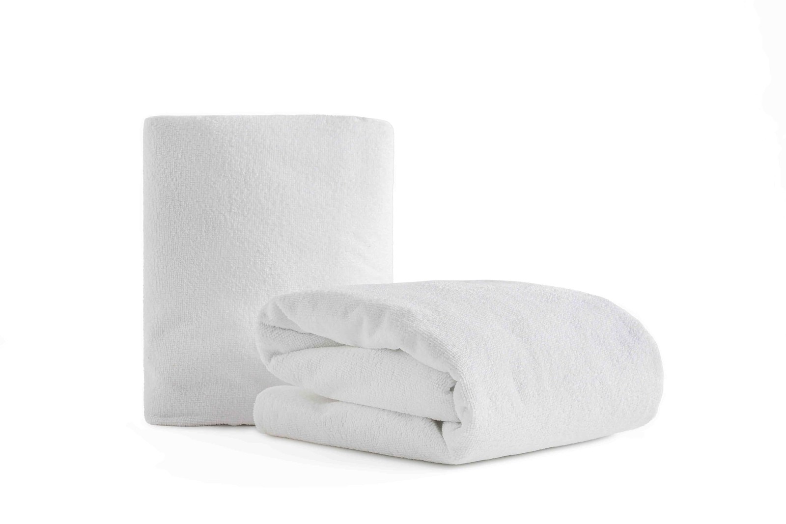 Protège-matelas imperméable bébé 70x140 alèse éponge absorbante lit enfant coton lavable blanc x2