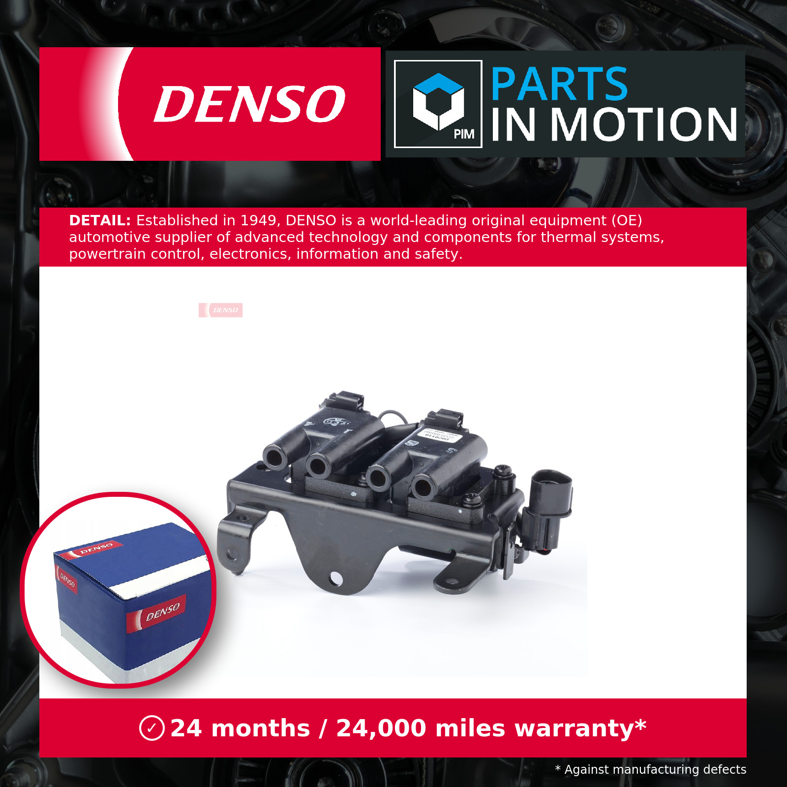 Ignition Coil fits HYUNDAI GETZ TB 1.1 02 to 09 Denso 2730102100 Quality New