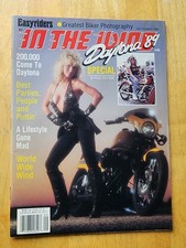 In the Wind 35 Easyriders 1989 Vintage Motorcycle Magazine Women,Parties Bikes