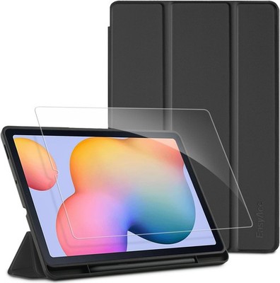 EasyAcc Hülle für Samsung Galaxy Tab S6 Lite 10.4? 2022/2020 Schutzfolie Schwarz