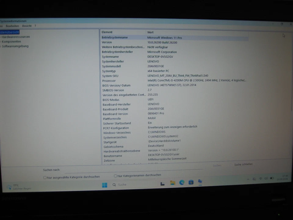 Lenovo ThinkPad L540 · i5-4200 · 8GB · 240GB, Foto 4 von 5