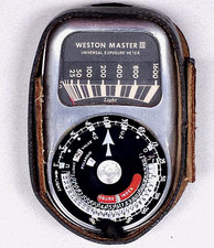 Vintage Weston Master III Universal Camera Exposure Meter Model 737 Photography