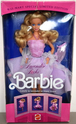 1989 Walmart Special Limited Edition LAVENDER LOOKS Vintage Blonde Barbie