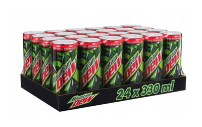 Original Mointain Dew 24 x 0,33L Dosen aus Polen Versand aus Deutschland mit DHL