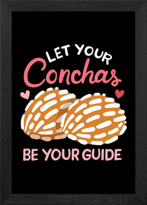 Conchas Mexikanisches Brot Gerahmtes Wandbild Poster Leinwanddruck Bild