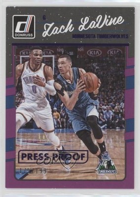 2016-17 Panini Donruss Press Proof Purple 175/199 Zach LaVine #126 07i7